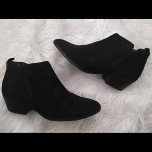 WOMENS BLACK ANKLE BOOTIES